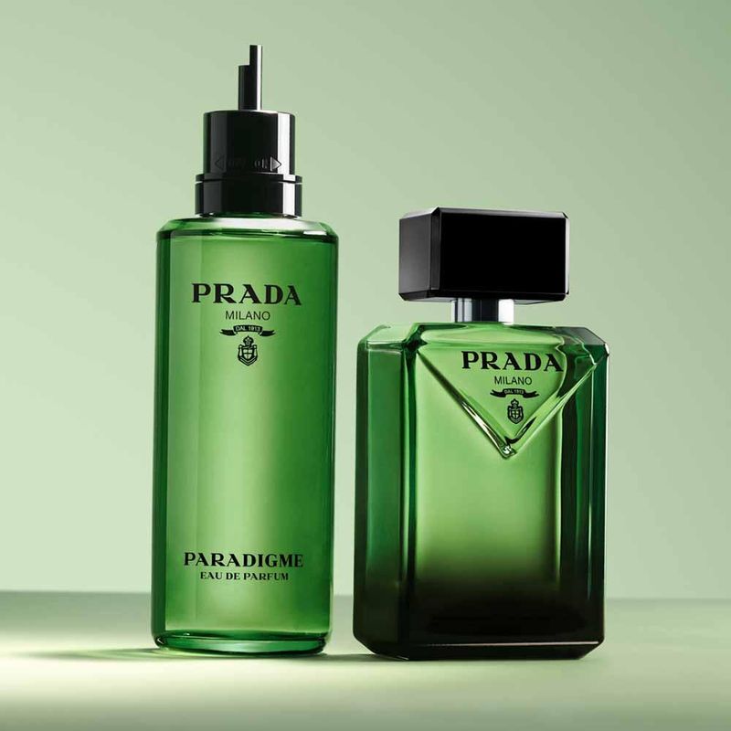 Perfume masculino refilável prada paradigme eau de parfum