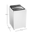 Máquina de lavar consul cwn16ab 16kg modo eco reuso de Água ciclo edredom branca