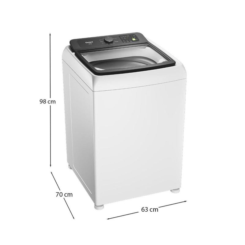 Máquina de lavar consul cwn16ab 16kg modo eco reuso de Água ciclo edredom branca