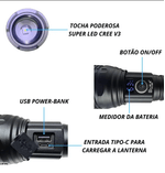 Lanterna Tática JWS LED V3 WS-656