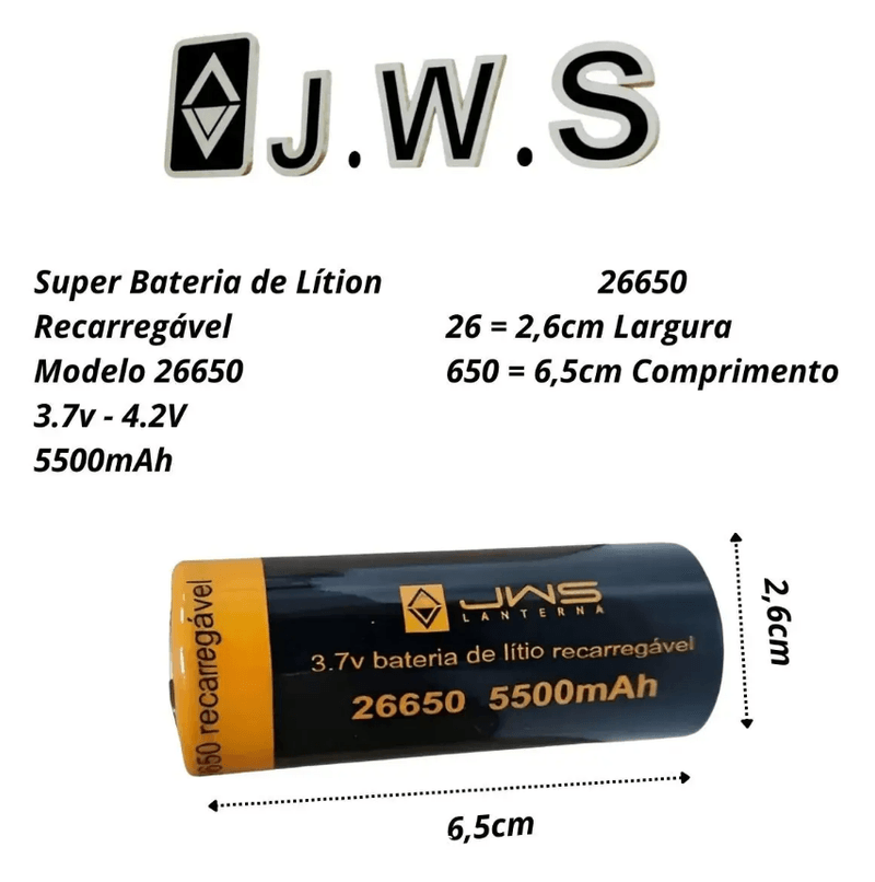 Lanterna Tática JWS LED V3 WS-656