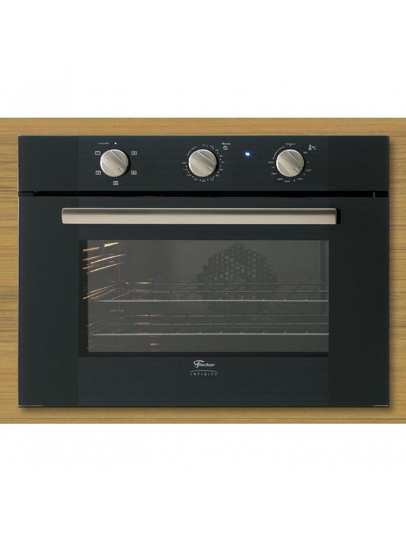 Forno Elétrico Fischer Infinity De Embutir 50 Litros Turbo Convection - Preto 15740 110V