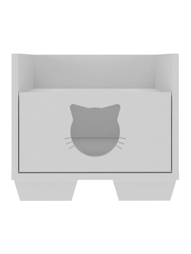 Cama Pet Para Gato Com 1 Gaveta Multimóveis Mp4127 Branca Branco