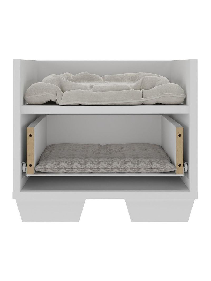 Cama Pet Para Gato Com 1 Gaveta Multimóveis Mp4127 Branca Branco