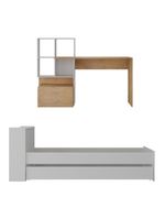 Conjunto Quarto Multimóveis Mp4122 Branco/rustic