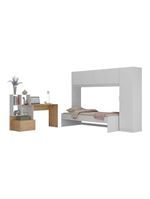 Conjunto Quarto Multimóveis Mp4123 Branco/rustic