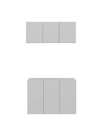 Conjunto Gabinete De Banheiro Multimóveis Mp5048 Branco