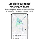 Fones de ouvido samsung galaxy buds core intra-auricular bluetooth cancelamento de ruído ia branco
