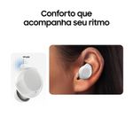 Fones de ouvido samsung galaxy buds core intra-auricular bluetooth cancelamento de ruído ia branco