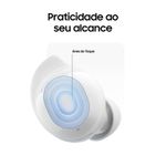 Fones de ouvido samsung galaxy buds core intra-auricular bluetooth cancelamento de ruído ia branco