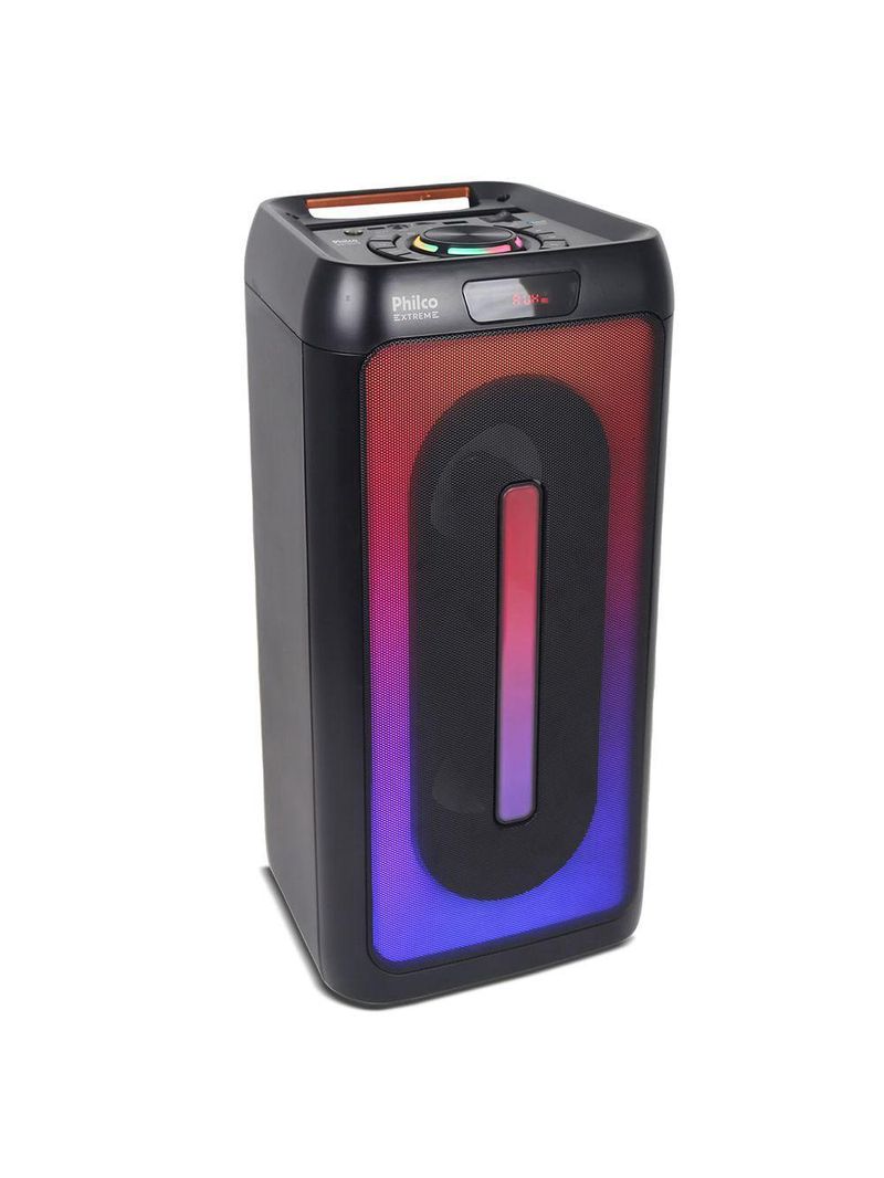 Caixa De Som Amplificada Philco 350W PCX4501 Flash Lights Bivolt