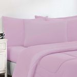 Kit Edredom Malha 100% Algodão Gran Moratta 3 Peças Queen - em versão com cor Rosa Bebê-rosa Bebê