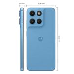 Smartphone motorola moto g17 tela 6,7” 128gb 4g câmera 50mp alaskan blue