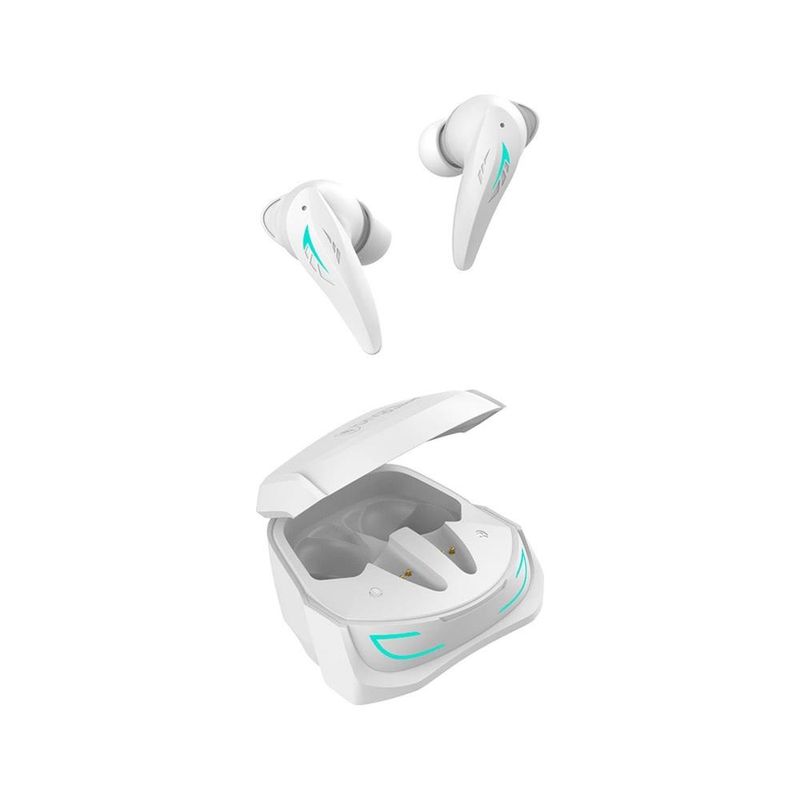 Fone de ouvido bright tws gamer pro sleek sound fn579 bluetooth ipx4 branco