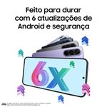 Smartphone samsung galaxy a37 5g tela 67" 256gb câmera 50mp verde