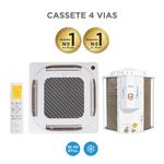 Ar Condicionado Split Cassete 4 Vias Midea Wi-Fi 36000 BTUs Frio Inverter 220V R32 (38CCVF36515MM)