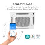 Ar Condicionado Split Cassete 4 Vias Midea Wi-Fi 36000 BTUs Frio Inverter 220V R32 (38CCVF36515MM)