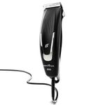 Máquina de cortar cabelo britânia bcr03 18w com 9 acessórios - preto