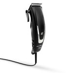 Máquina de cortar cabelo britânia bcr03 18w com 9 acessórios - preto