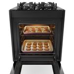 Fogão de Embutir 4 Bocas Gás GLP Atlas UTop-2095 Mesa de Vidro Temperado Preto Bivolt