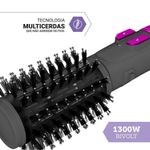 Escova Rotativa 2 em 1 PER02 1300W Cerâmica Ion Tourmaline Philco Bivolt