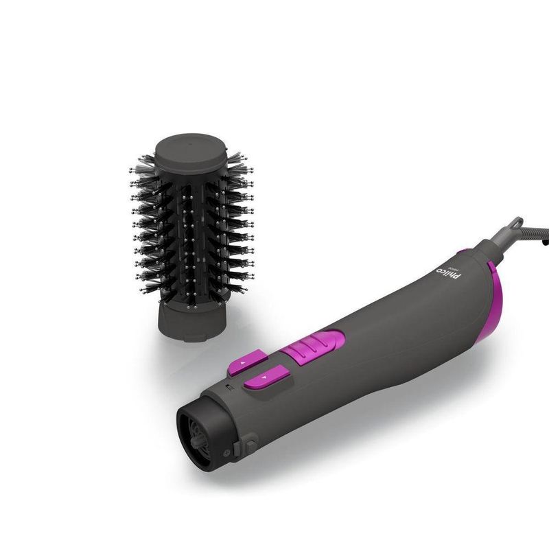 Escova Rotativa 2 em 1 PER02 1300W Cerâmica Ion Tourmaline Philco Bivolt