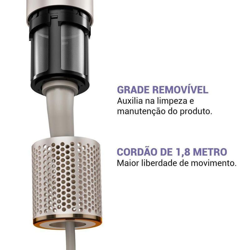 Secador De Cabelos Philco 4 Em 1 Dobrável PSC3500 110V