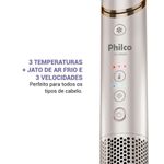 Secador De Cabelos Philco 4 Em 1 Dobrável PSC3500 110V