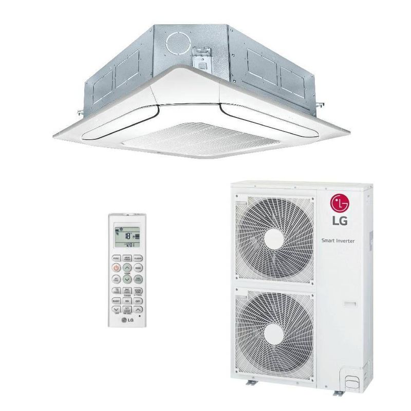Ar Condicionado LG Cassete Inverter 4 Vias 48000 BTUS Frio 220V ZTUQ48GMLAAANWZBR1