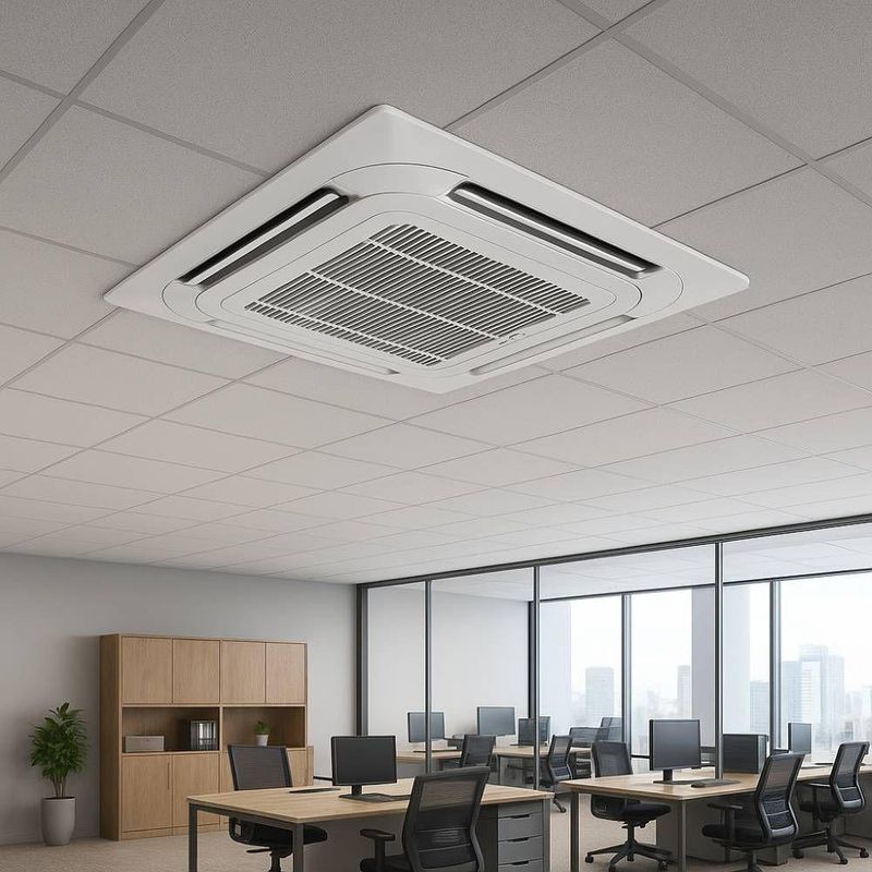 Ar Condicionado LG Cassete Inverter 4 Vias 48000 BTUS Frio 220V ZTUQ48GMLAAANWZBR1