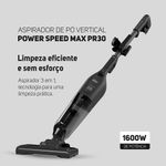 Aspirador de Pó Wap Power Speed Max PR30 3 em 1 1600W 220V