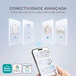 Lava e Seca Midea MF210D130WB-GK-01 13kg 8kg Storm Wash Titânio 110V
