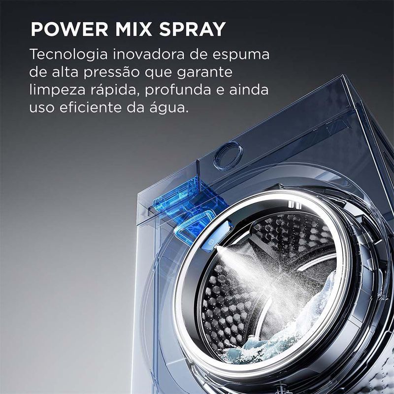 Lava e Seca Midea MF210D130WB-GK-01 13kg 8kg Storm Wash Titânio 110V