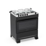 Fogão 5 Bocas Atlas Mônaco Top C/ Mesa Inox Gás Bivolt