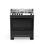 Fogão 5 Bocas Atlas Mônaco Top C/ Mesa Inox Gás Bivolt