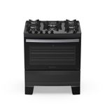 Fogão 5 Bocas Atlas Agile Up C/ Mesa Vidro A Gás Bivolt