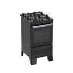 Fogão 4 Bocas Atlas Agile Up C/ Mesa Vidro A Gás Bivolt