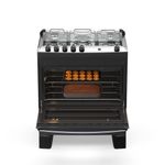 Fogão 5 Bocas Atlas Agile Up C/ Mesa Inox A Gás Bivolt