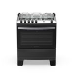 Fogão 5 Bocas Atlas Agile Up C/ Mesa Inox A Gás Bivolt