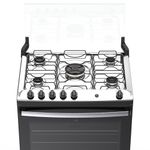 Fogão 5 Bocas Atlas Agile Up C/ Mesa Inox A Gás Bivolt