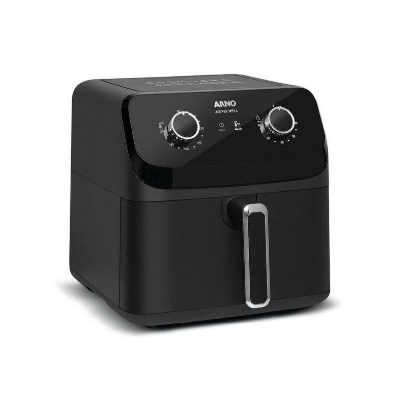 Fritadeira Eletrica Arno 7,5L Air Fryer Mega AFM7 Preta 127V