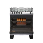 Fogão 5 Bocas Atlas Agile Up C/ Mesa Inox A Gás Bivolt