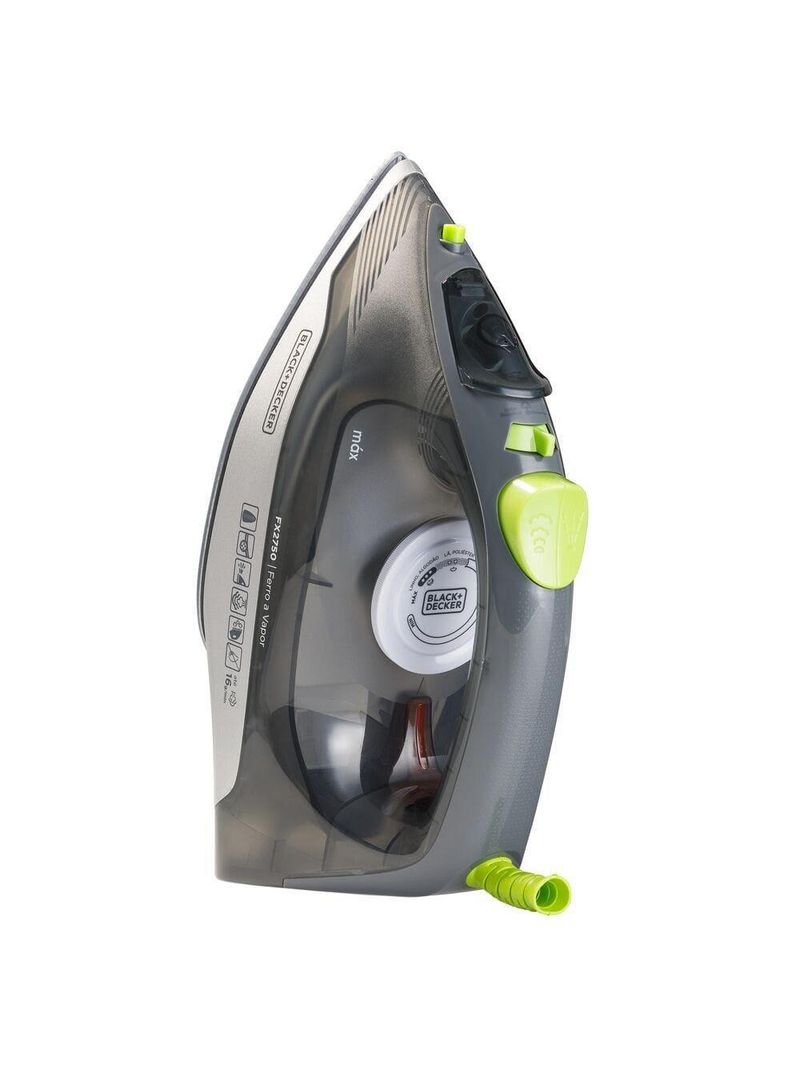 Ferro a vapor black+decker fx2750 antigotejamento base cerâmica gliss cabo giratório