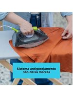 Ferro a vapor black+decker fx2750 antigotejamento base cerâmica gliss cabo giratório
