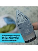 Ferro a vapor black+decker fx2750 antigotejamento base cerâmica gliss cabo giratório