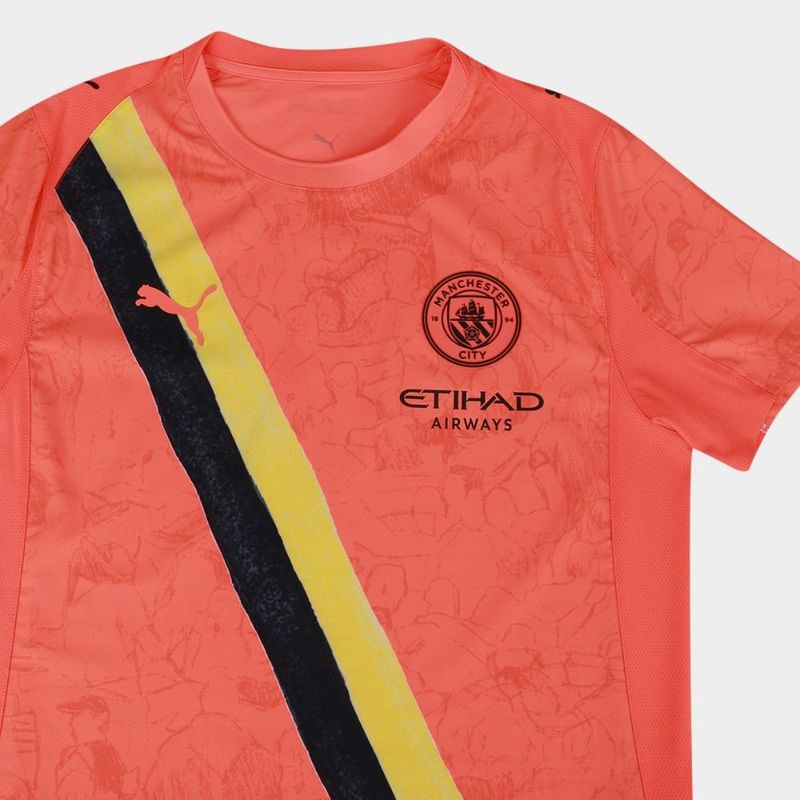 Camisa manchester city kidsuper 25/26 jogador puma masculina