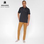 Calça sarja skinny grifle masculina