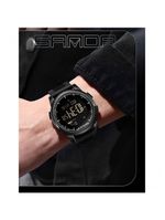 Relógio Masculino Multifuncional Mostrador Digital Design Esportivo Moderno Impermeavel Preto