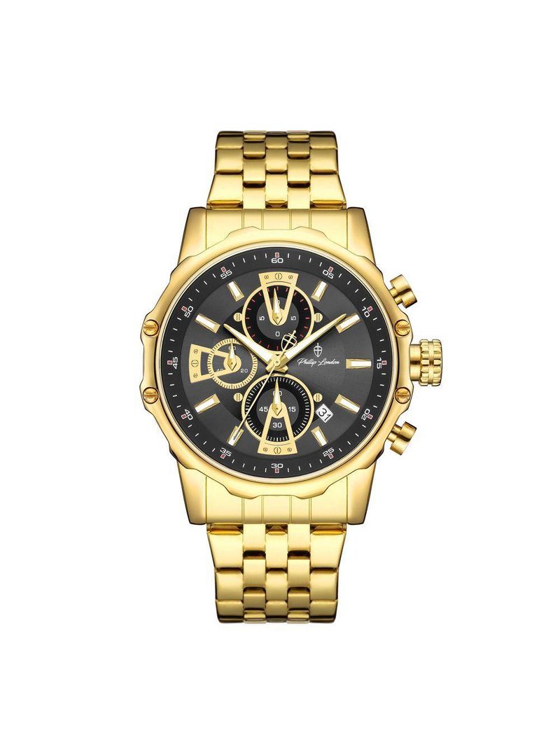Relógio Masculino New Cyberpunk Gold 45mm