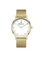 Relógio Masculino Greenwich Mesh Golden White 40mm